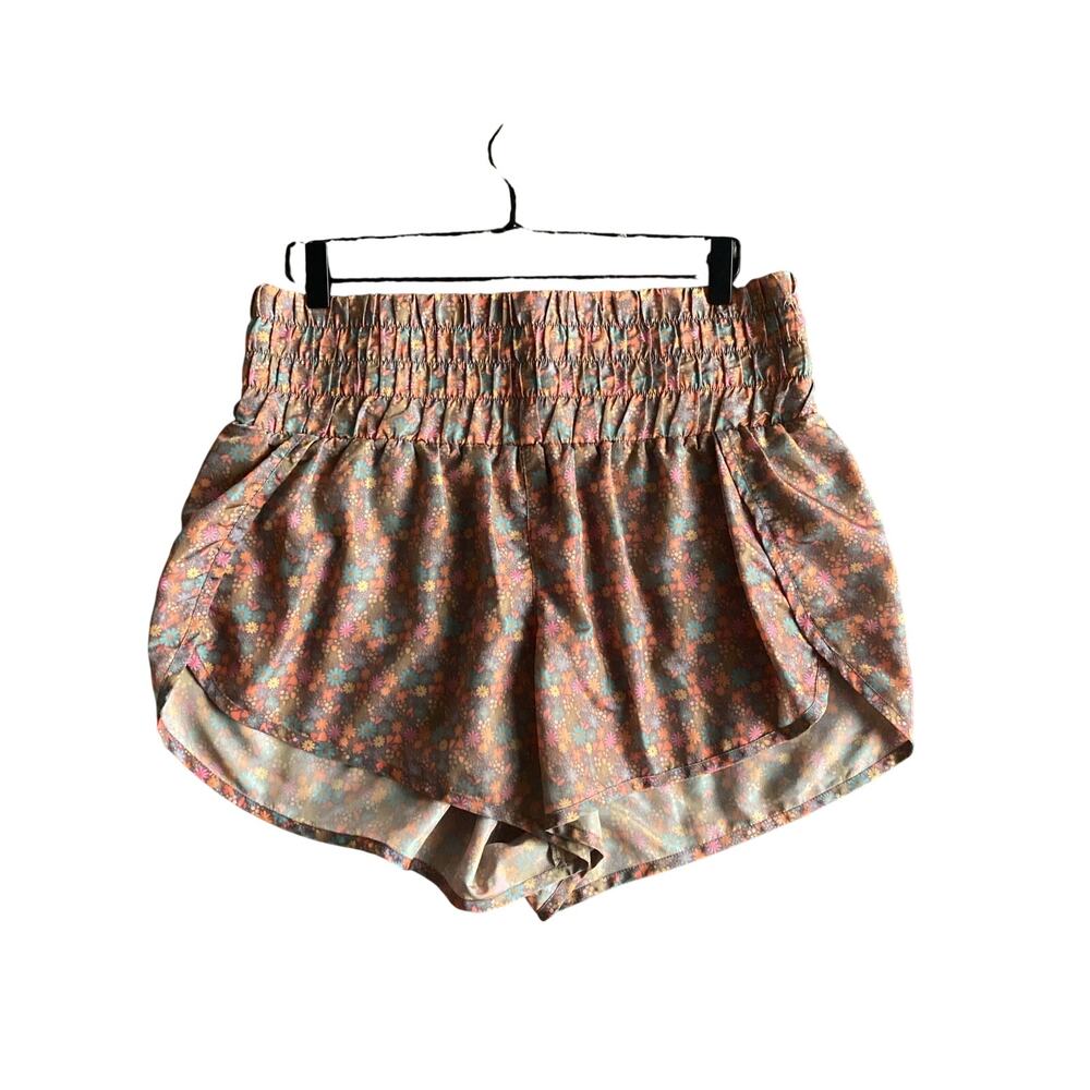 Natural Life Women’s Floral Print‎ High Waist Shorts Bohemian Multicolor Size XL